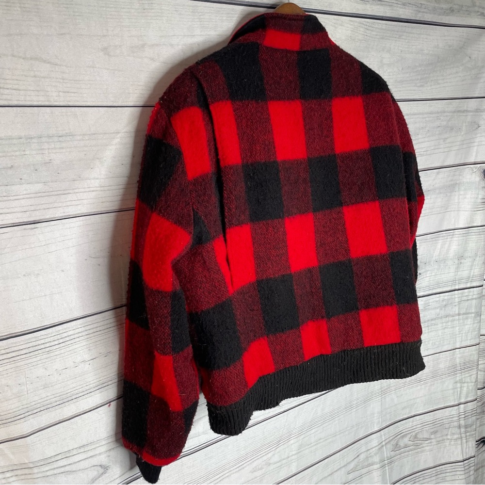 Woolrich Buffalo plaid bomber jacket XL - Picture 12 of 14